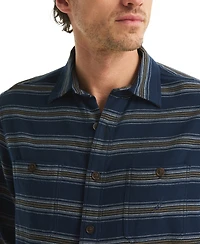 Nautica Men's Plaid Straight Collar Shirt