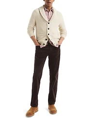 Nautica Men's Textured Long Sleeve Cardigan Sweater