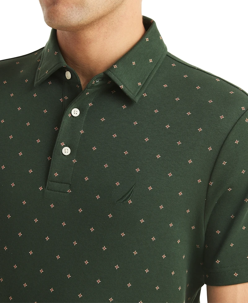 Nautica Men's Printed Compass Polo Shirt