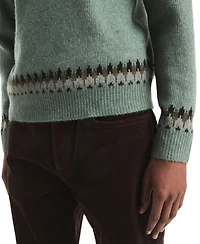 Nautica Men's Fair Isle Patterned Sweater
