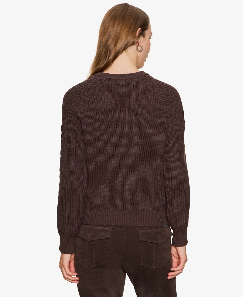 Sanctuary Women's Nomad Cable Popover Sweater