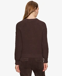 Sanctuary Women's Nomad Cable Popover Sweater