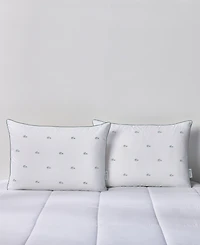 Lacoste Home Allover Crocs Cotton Medium Density Pillow