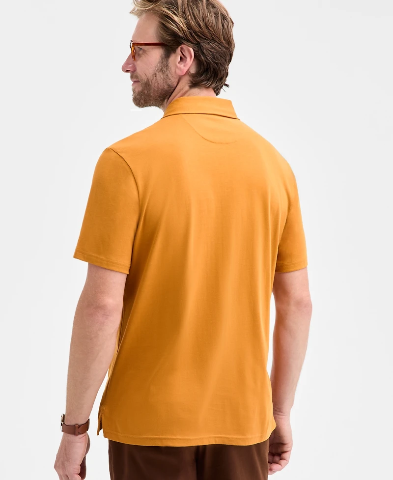 Club Room Men's Knit Polo Shirt