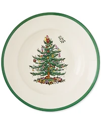 Spode Christmas Tree Soup Plates, Set of 4
