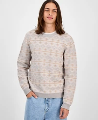 Sun + Stone Men's Archer Long-Sleeve Crewneck Sweater, Macy's Exclusive