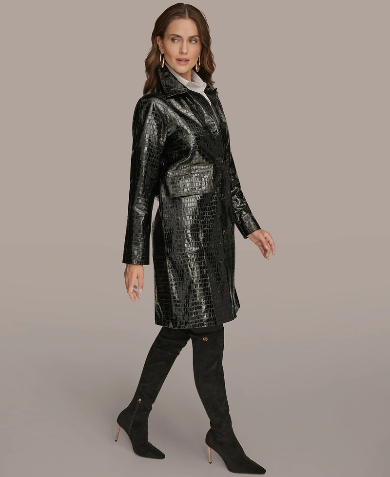 Donna Karan New York Women's Balmacaan Coat