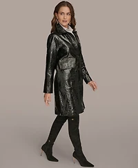 Donna Karan New York Women's Balmacaan Coat