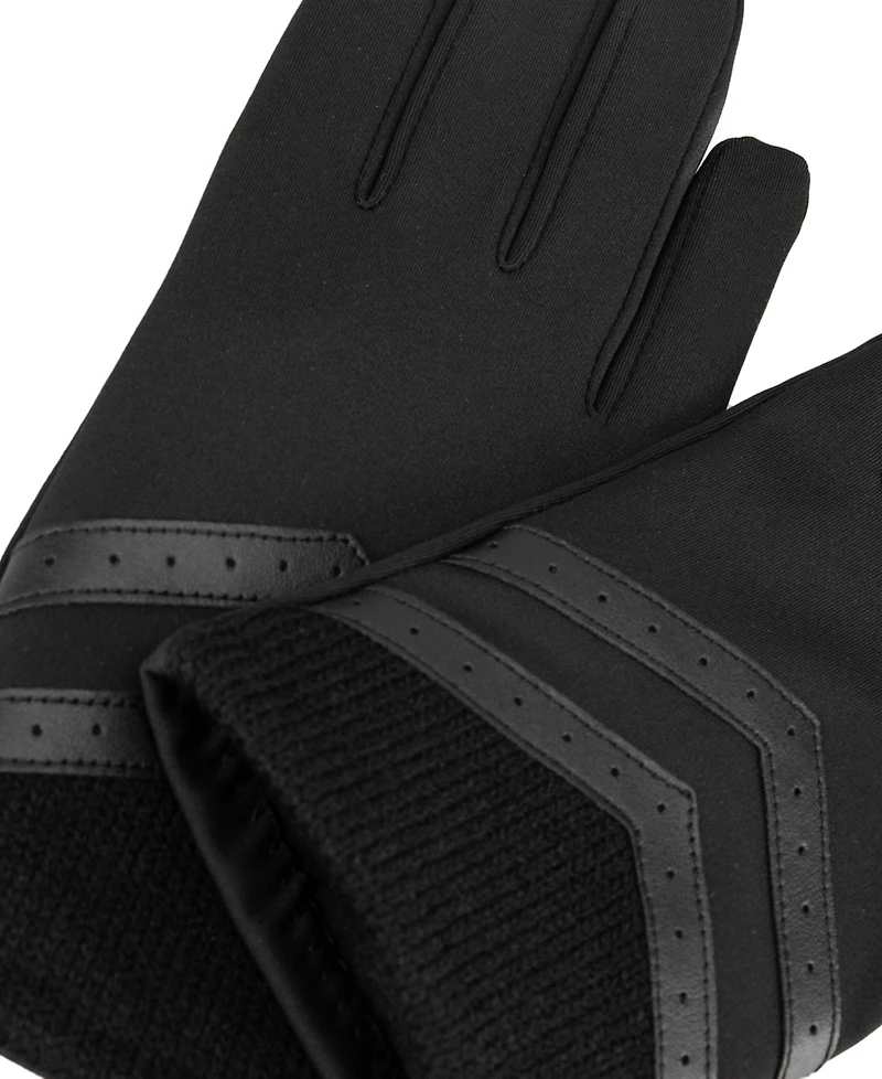 Isotoner Signature Women's Rib-Knit Fleece-Lined Gloves