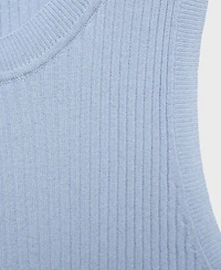Mango Women's Ribbed Knit Top