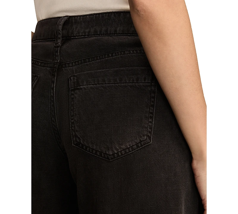 Lucky Brand Women's Liquid Denim Luxe Palazzo Jeans