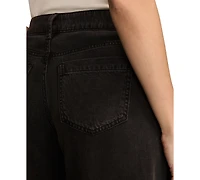 Lucky Brand Women's Liquid Denim Luxe Palazzo Jeans