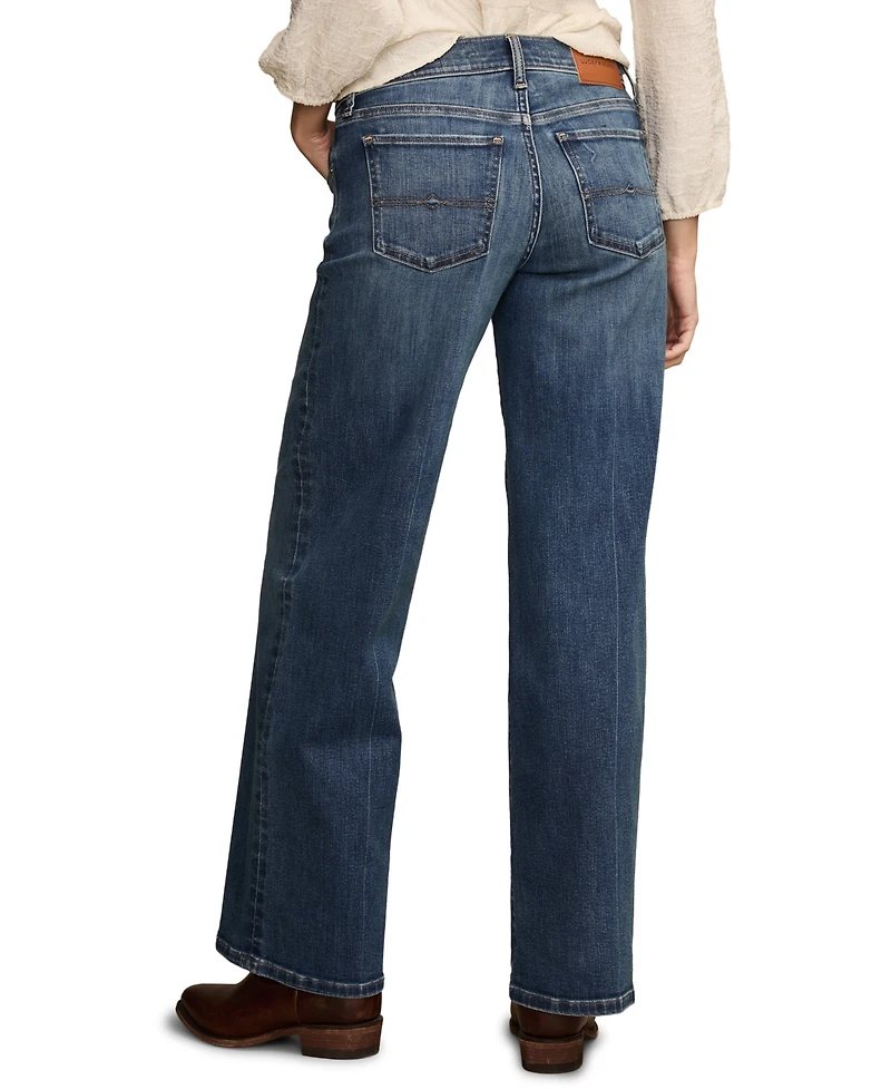 Lucky Brand Women's Mid Rise Sweet Wide Leg Jeans