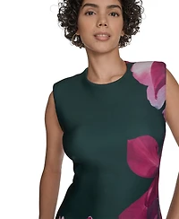 Calvin Klein Women's Placement Print Sheath Dress