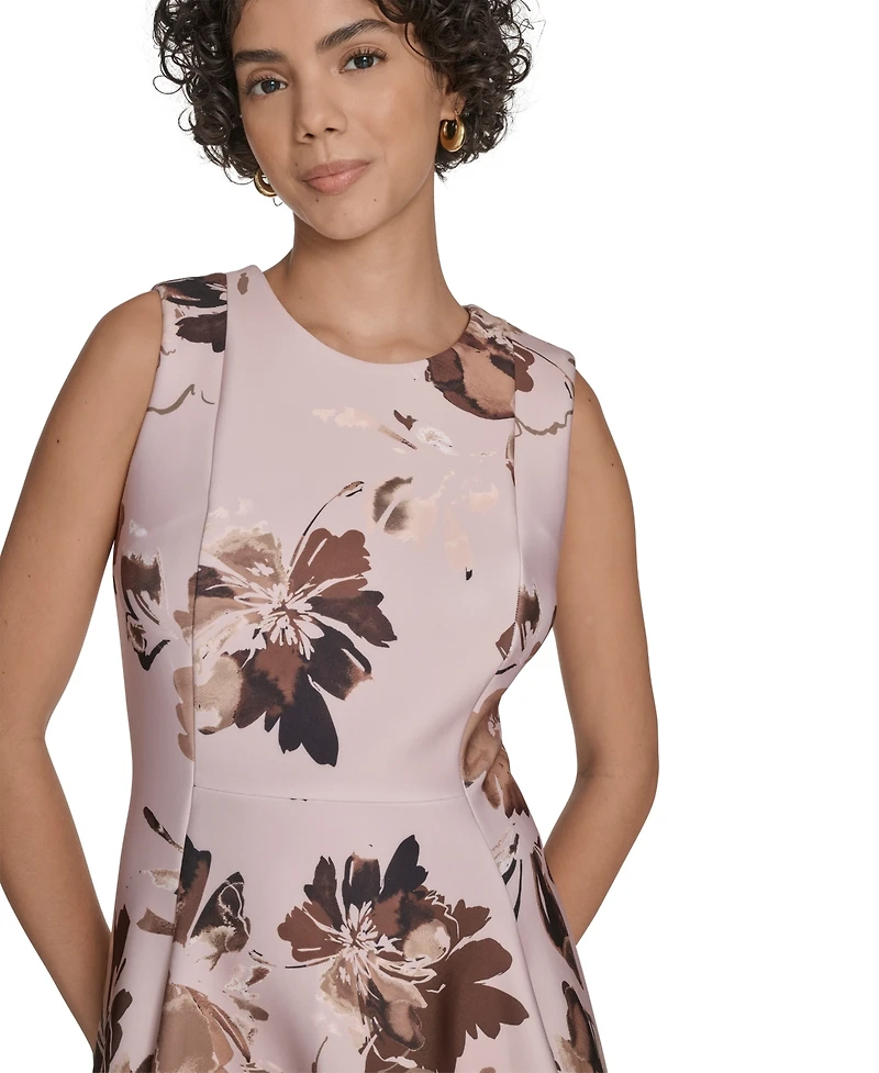Calvin Klein Women's Sleeveless Midi Dress