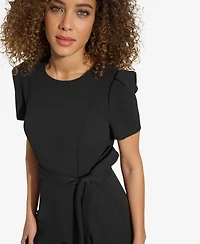 Calvin Klein Women's Puff Sleeve Jumpsuit