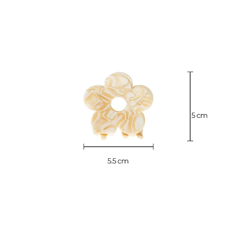 By Adina Eden Small Flower Hair Claw Clip