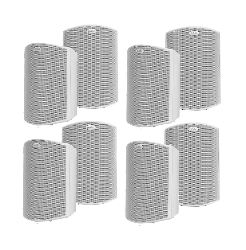 Polk Audio Atrium5 All Weather Outdoor Loudspeakers - 8 Pack