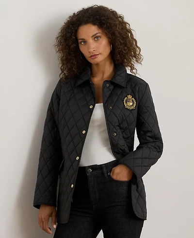 Lauren Ralph Women's Quilted Crest Jacket
