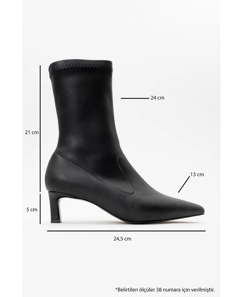 Prologue Shoes Lewin Pointed Toe Stiletto Boot
