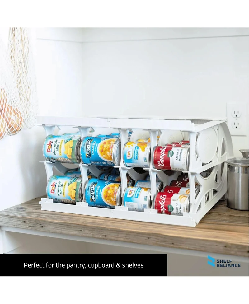 Shelf Reliance Cansolidator 60 Can Rotating Canned Food & Soda Storage, Usa Made