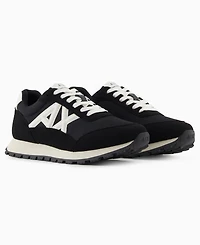 A|X Armani Exchange Men's Logo Mesh Sneakers