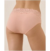Pact Women's Lace Waist Brief 3-Pack