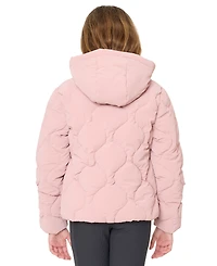 Sam Edelman Big Girls Velvet Touch Onion Quilted Jacket