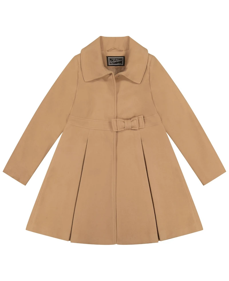S Rothschild & Co Big Girls Notch Collar Coat