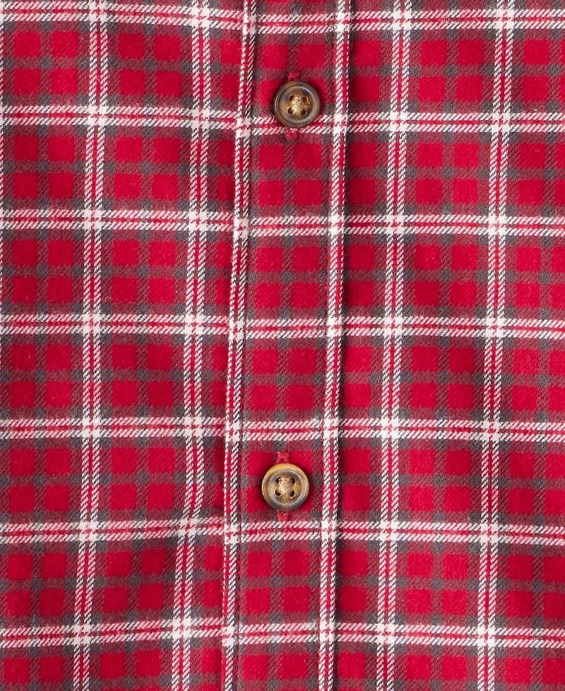 Carter's Toddler Boys Plaid Long-Sleeve Button-Down Shirt