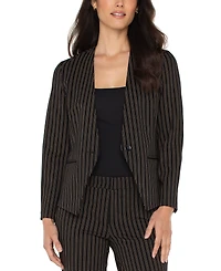Liverpool Los Angeles Petite Collarless Fitted Blazer
