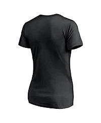 Fanatics Women's Black Texas A&M Aggies Team Lockup V-Neck T-Shirt