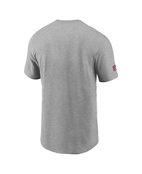 Nike Men's Heather Gray Arizona Cardinals Sideline Performance T-Shirt
