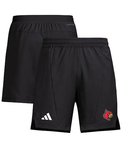 Adidas Men's Black Louisville Cardinals Program Woven Training Shorts