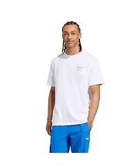 Adidas Men's White Tigres Uanl Terrace Icons Collection Graphic T-Shirt