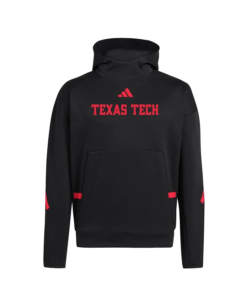 Adidas Men's Black Texas Tech Red Raiders Z.n.e. Pullover Hoodie