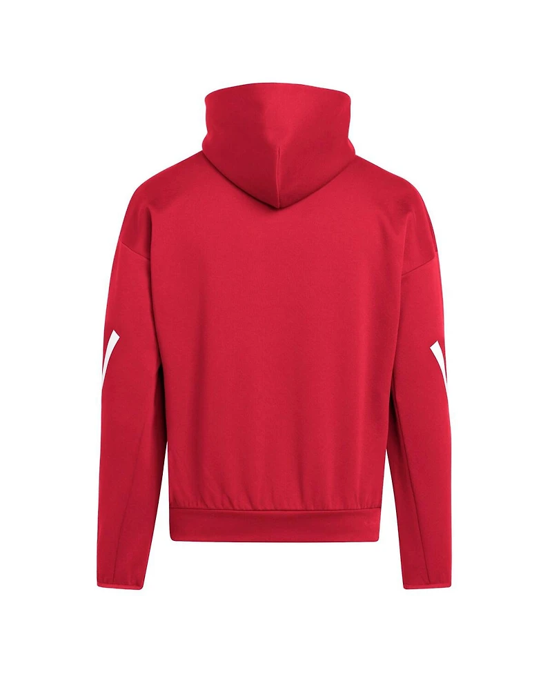 Adidas Men's Crimson Indiana Hoosiers Z.n.e. Pullover Hoodie