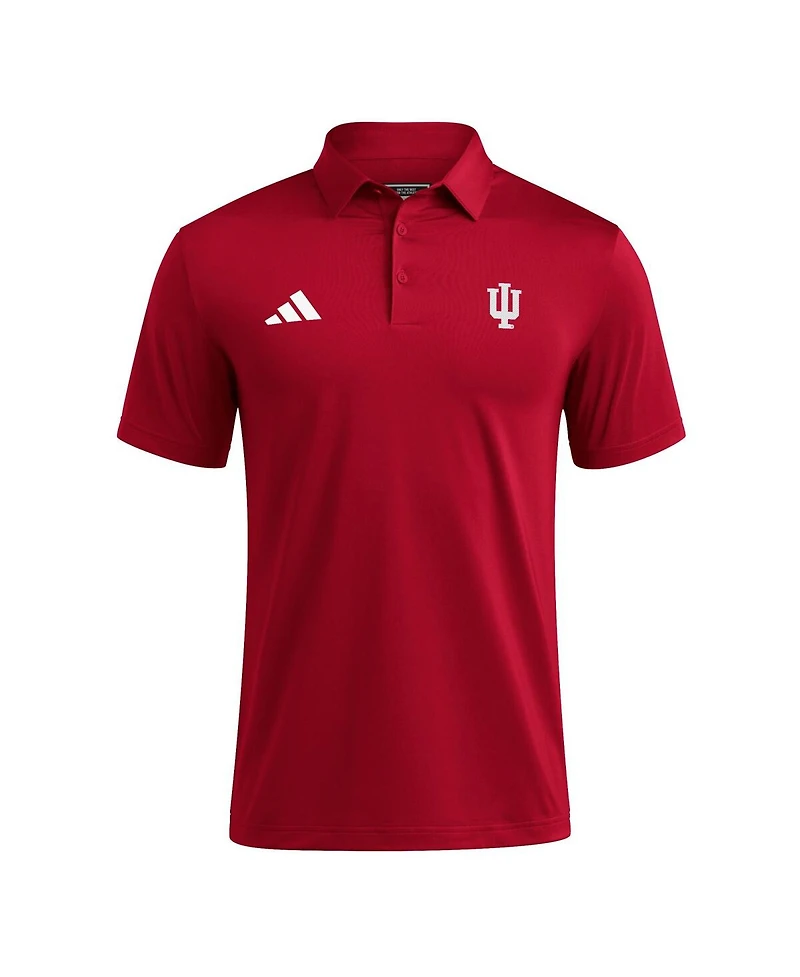Adidas Men's Crimson Indiana Hoosiers Ultimate 365 Polo Shirt