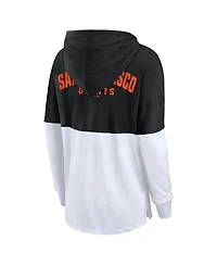 Fanatics Women's Black/White San Francisco Giants Backup Option Pullover Hoodie