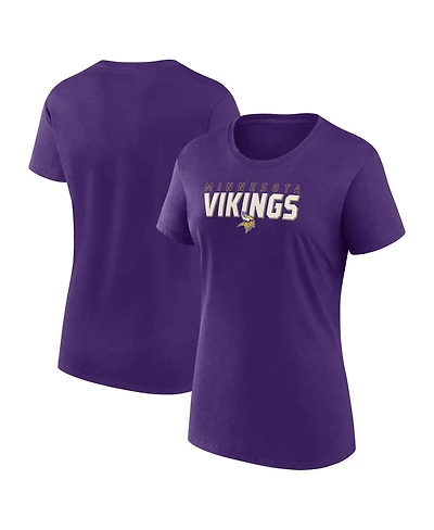 Logo Athletic Women's Purple Minnesota Vikings Lean T-Shirt