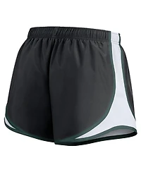 Nike Women's Black Michigan State Spartans Spring Break Tempo Performance Shorts