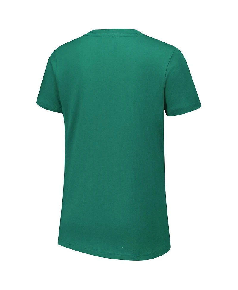 G-iii 4Her by Carl Banks Women's Green New York Jets Post Season V-Neck T-Shirt
