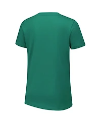 G-iii 4Her by Carl Banks Women's Green New York Jets Post Season V-Neck T-Shirt