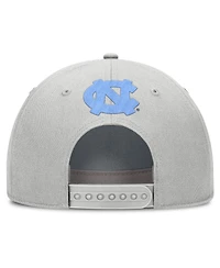Jordan Men's Gray North Carolina Tar Heels 2025 Sideline Dust Pinched Rise Adjustable Hat