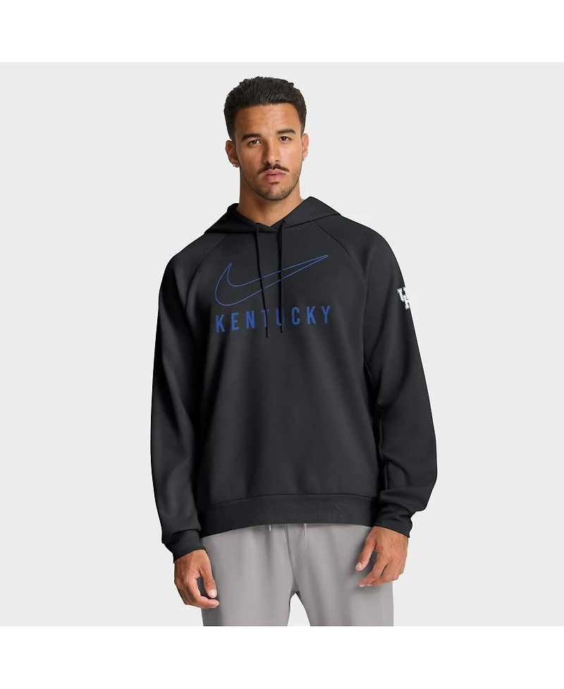 Nike Men's Black Kentucky Wildcats Premium Raglan Performance Pullover Hoodie