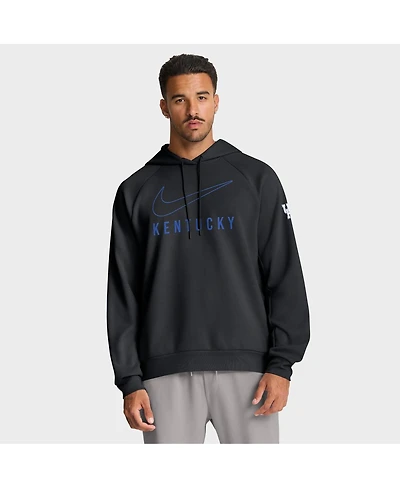 Nike Men's Black Kentucky Wildcats Premium Raglan Performance Pullover Hoodie