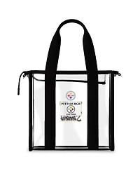 Wear by Erin Andrews Pittsburgh Steelers Stadium Tote Bag with Team Color Trim