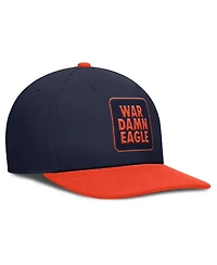 Nike Men's Navy/Orange Auburn Tigers 2025 Sideline Campus Pro Local Snapback Hat