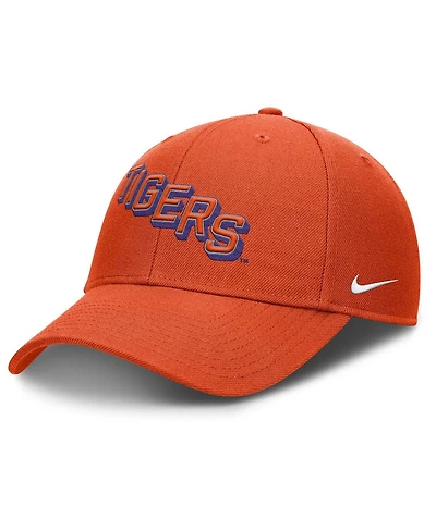 Nike Men's Orange Clemson Tigers Slanted Primetime Rise Performance Adjustable Hat