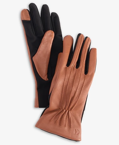 Cole Haan Women's Leather Points Stretch Gloves